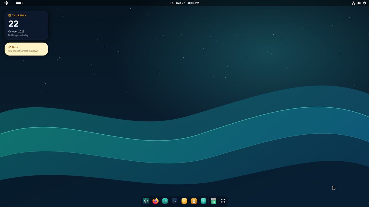 The Kulan OS live desktop, with Install Kulan OS first in the dock